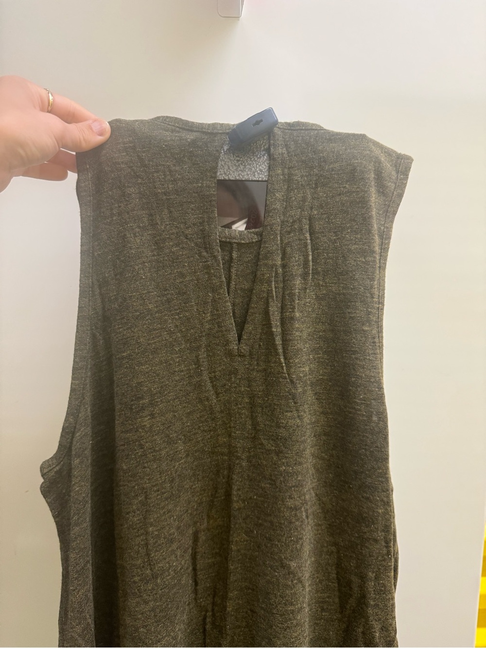 Madewell Olive Green Knit Top